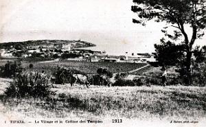 Tipaza - Village et Collines des Temples - 1913